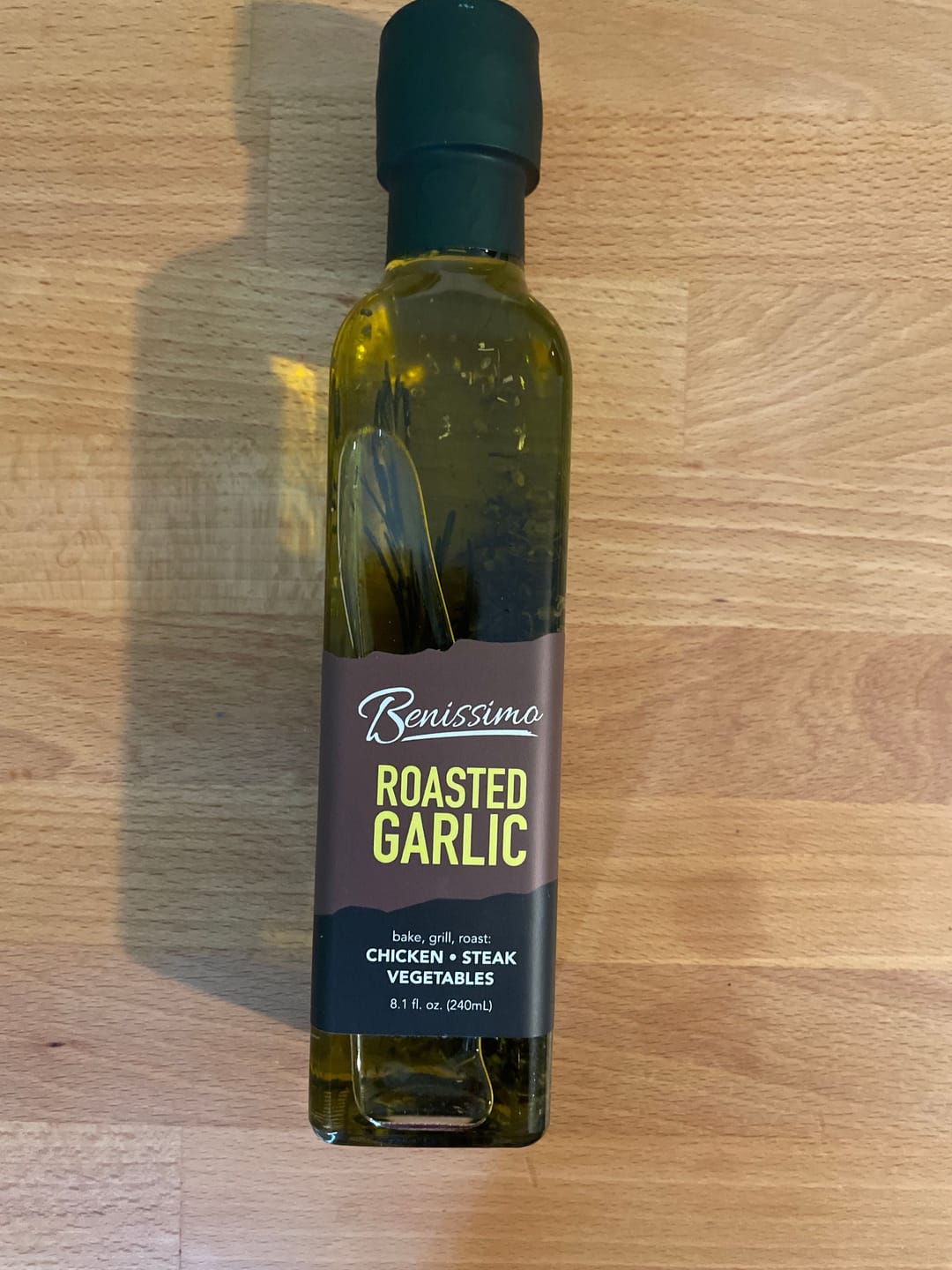 Customer photo review of Roasted Garlic Oil 8.1 oz