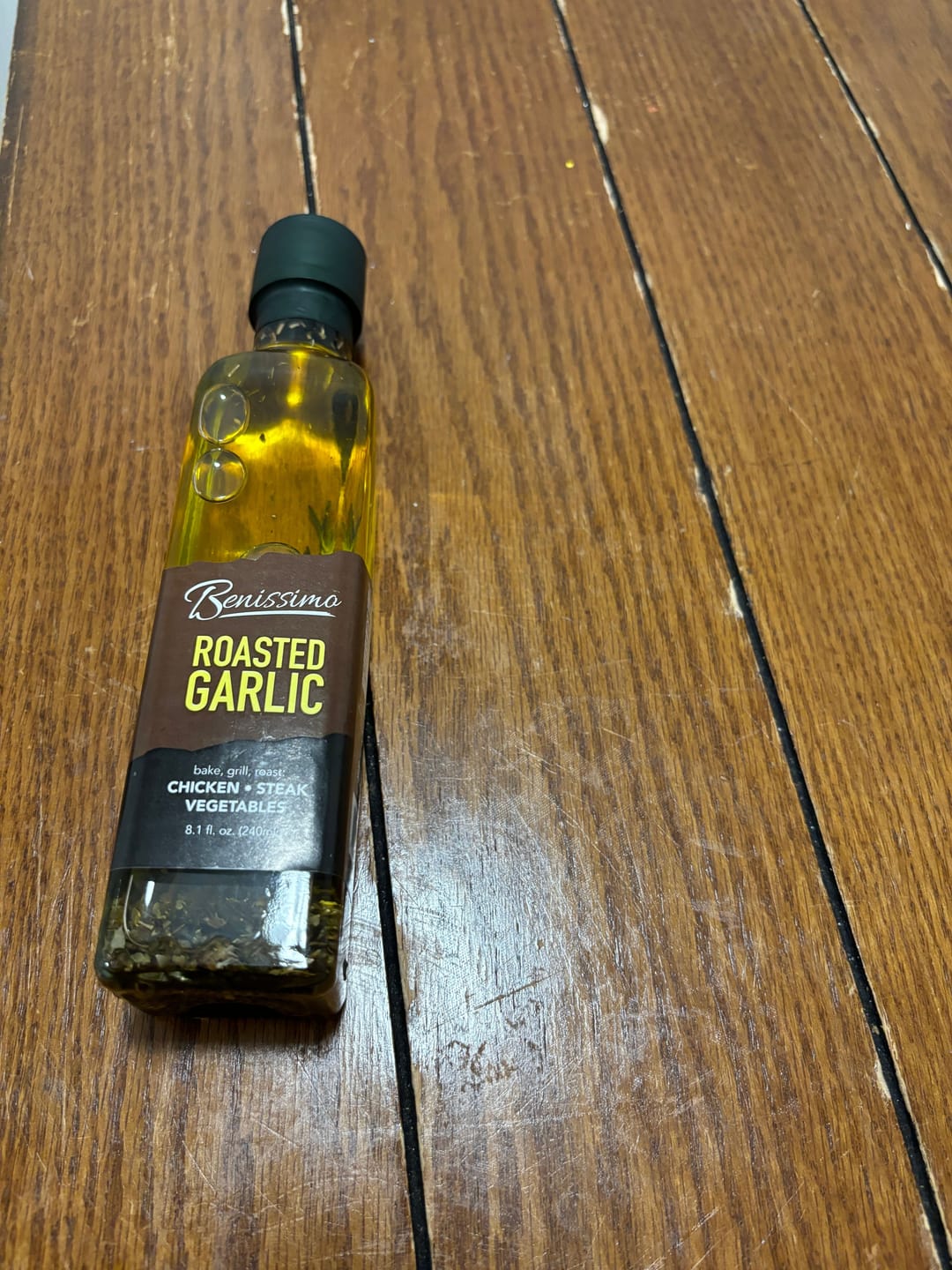 Customer photo review of Roasted Garlic Oil 8.1 oz