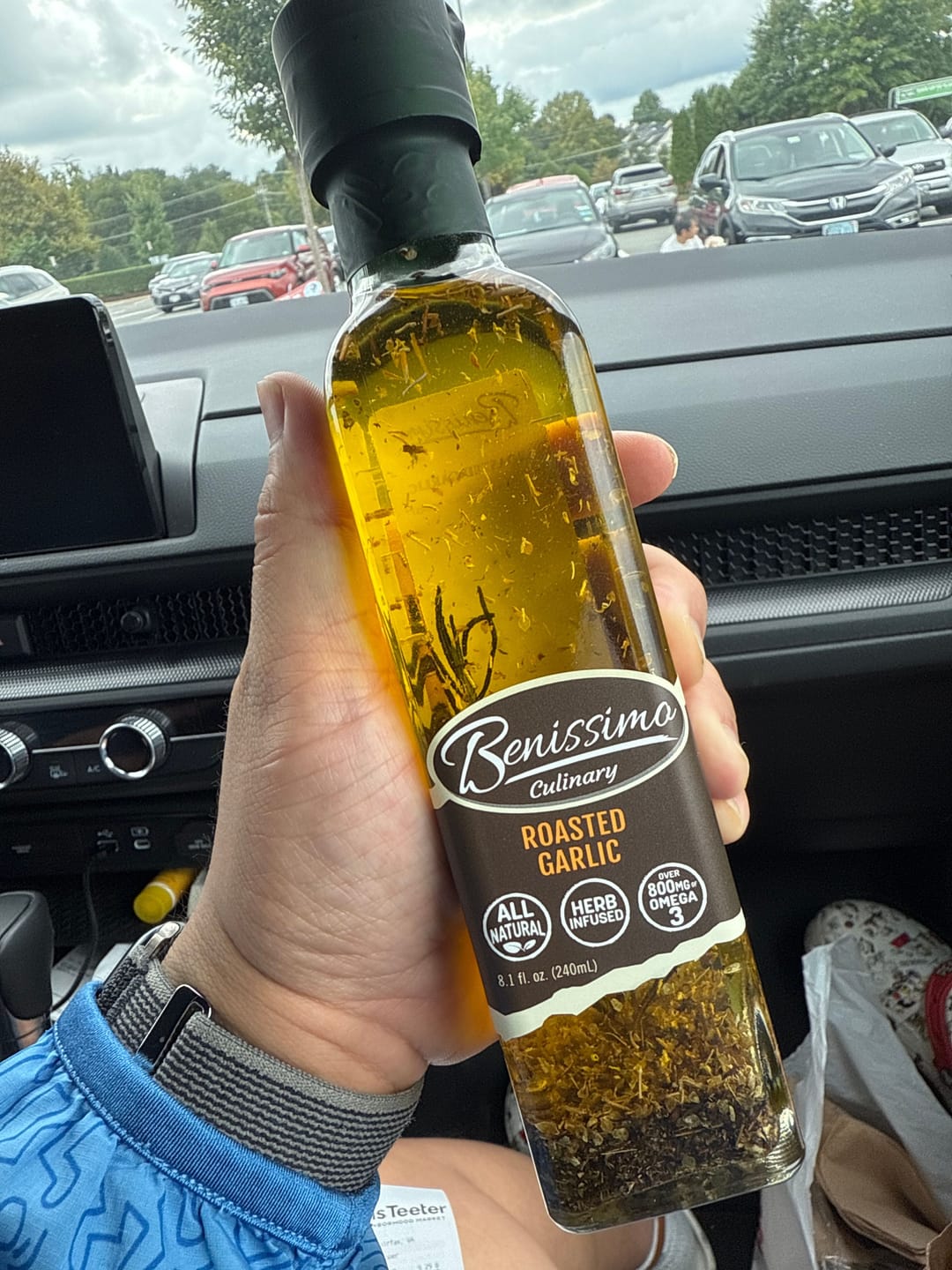 Customer photo review of Roasted Garlic Oil 8.1 oz