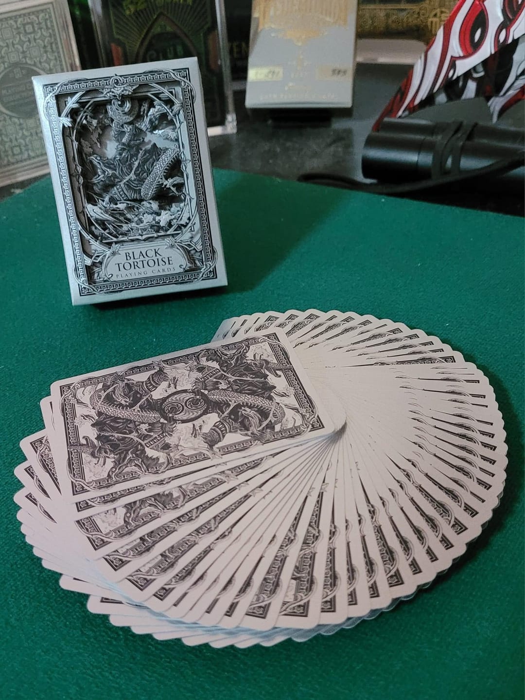 Customer photo review of Black Tortoise Playing Cards by ARK