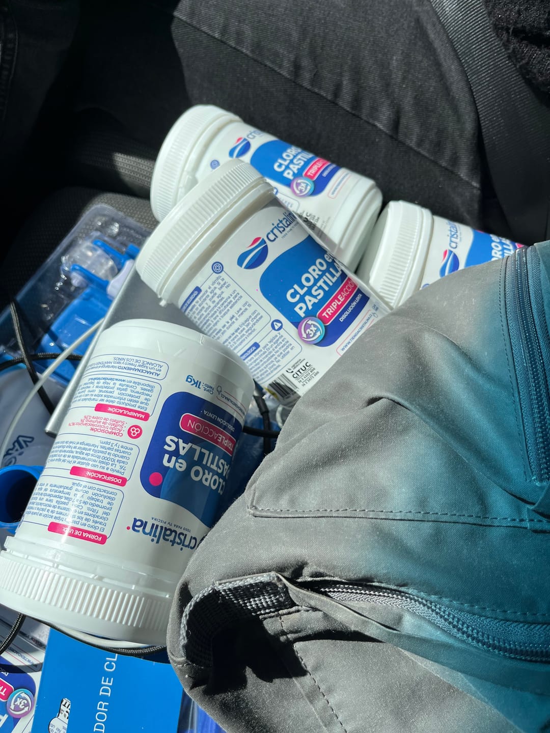 Customer photo review of Cloro en Pastilla Triple Acción 1 kg