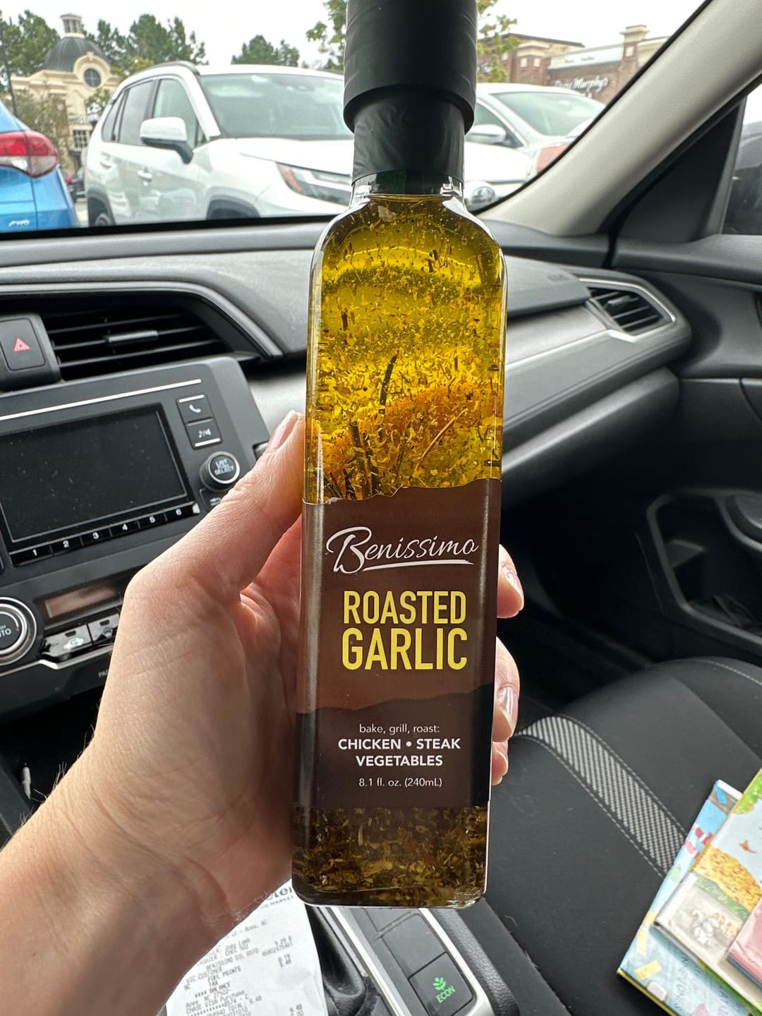 Customer photo review of Roasted Garlic Oil 8.1 oz