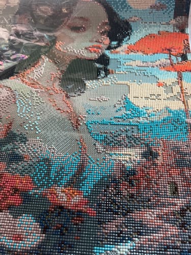 Customer photo review of Eigen Foto Diamond Painting