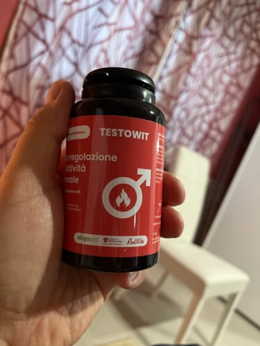 Customer photo review of TESTOWIT - Regolazione ormonale 120 cps NEW!