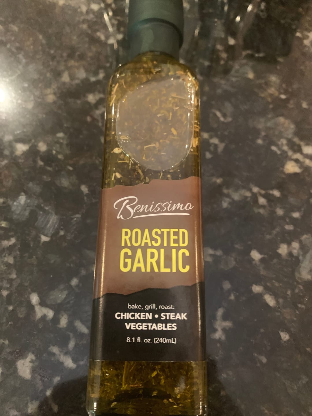 Customer photo review of Roasted Garlic Oil 8.1 oz