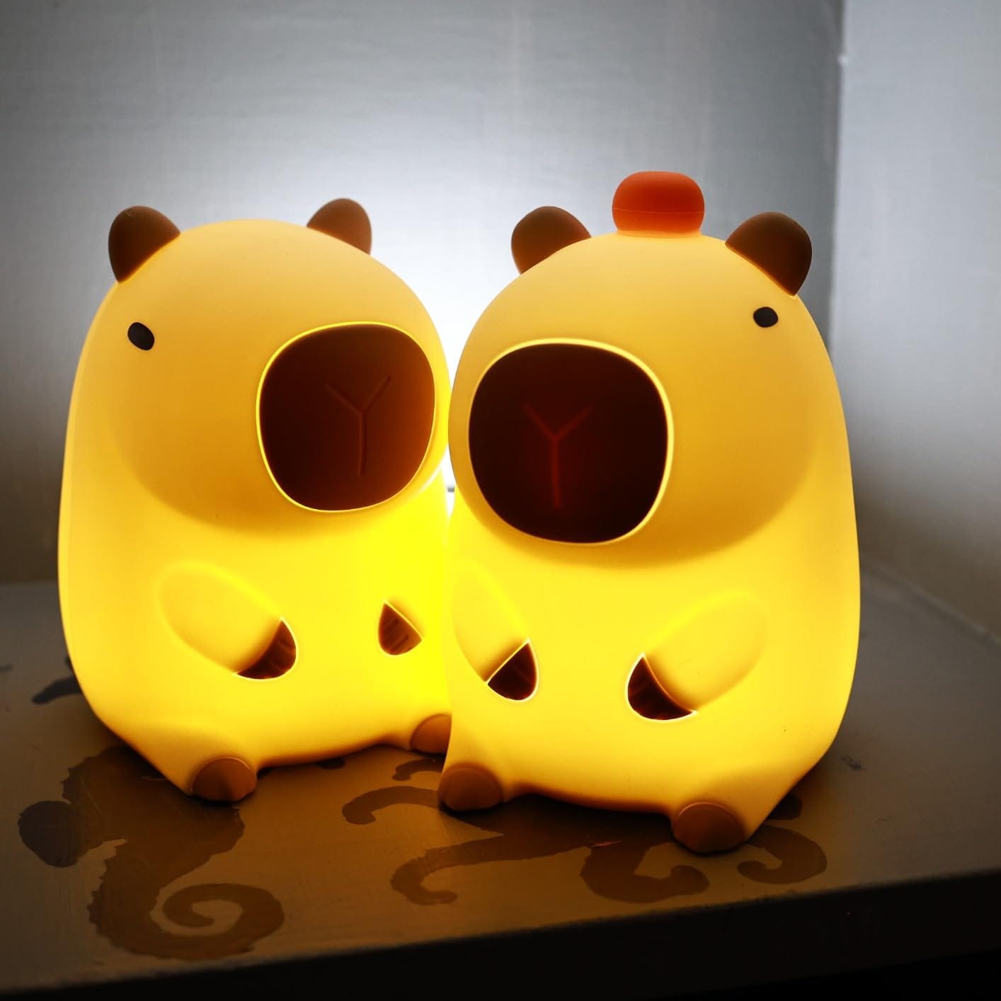 Customer photo review of MeWaii® Capybara Squishy Night Light - Perfect Gift 🎁