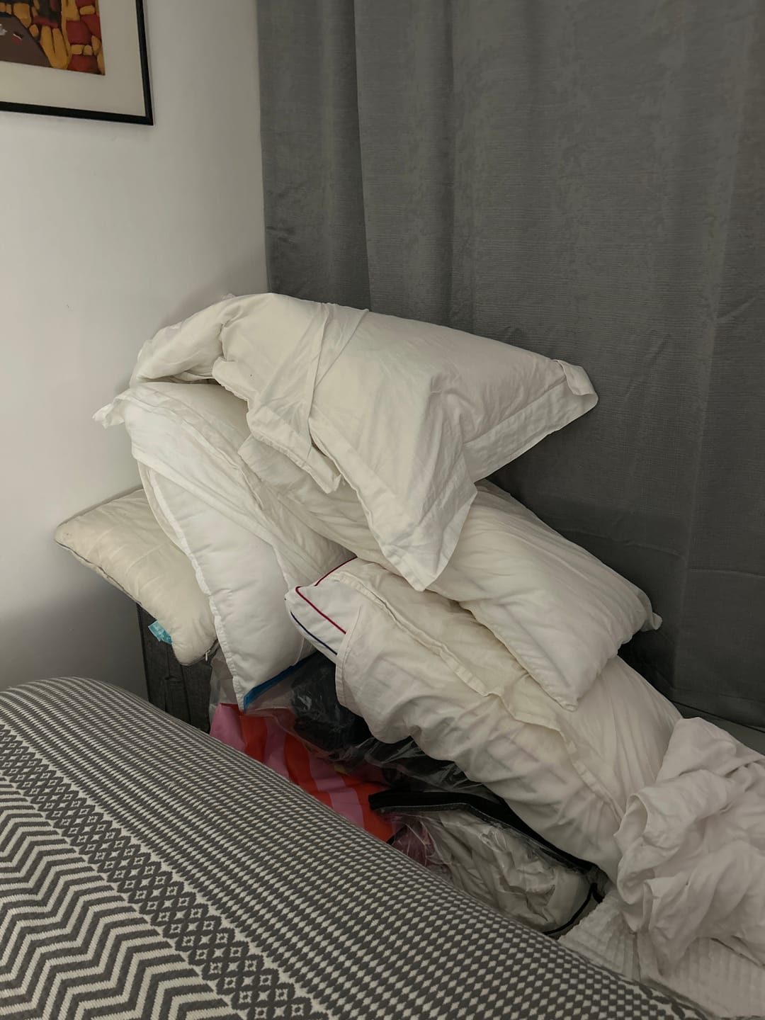 Customer photo review of Martian Dreams Hotel Microfibre Pillows 2 Pack