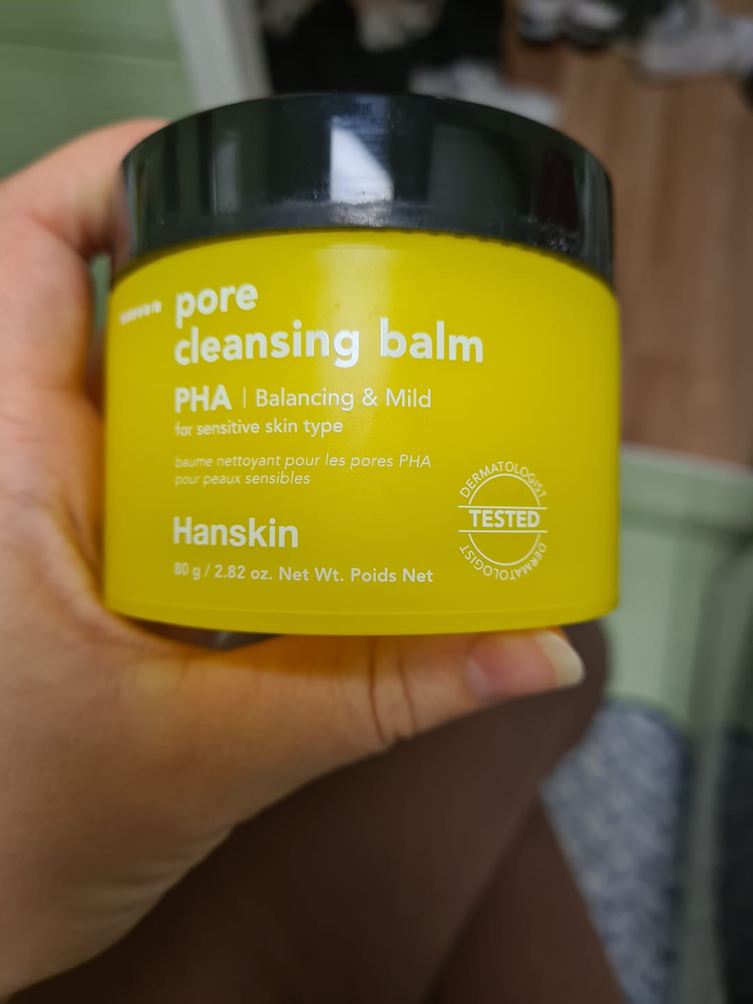 Customer photo review of Maigs ādu attīrošs balzams Hanskin Pore Cleansing Balm PHA