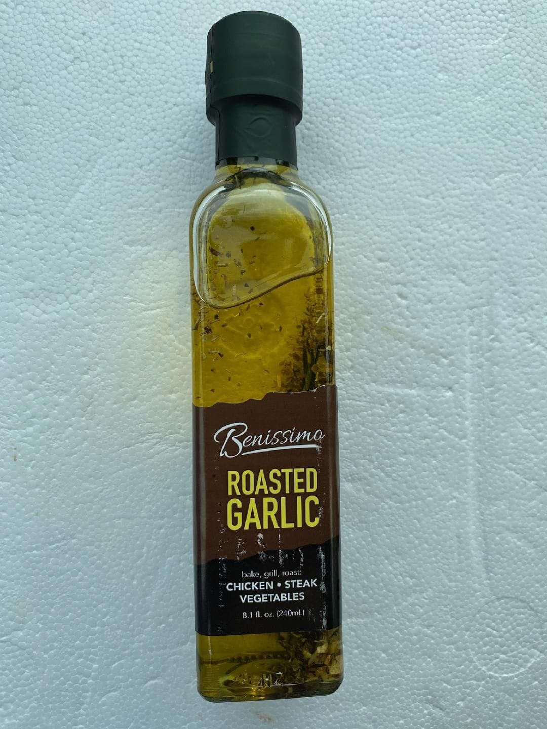 Customer photo review of Roasted Garlic Oil 8.1 oz
