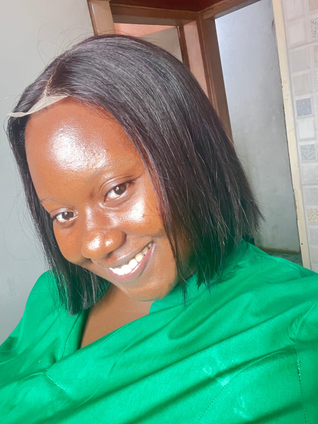 Customer photo review of Vietnam 2 X 6 Lace Closure Wear And Go Super Drawn Bob
