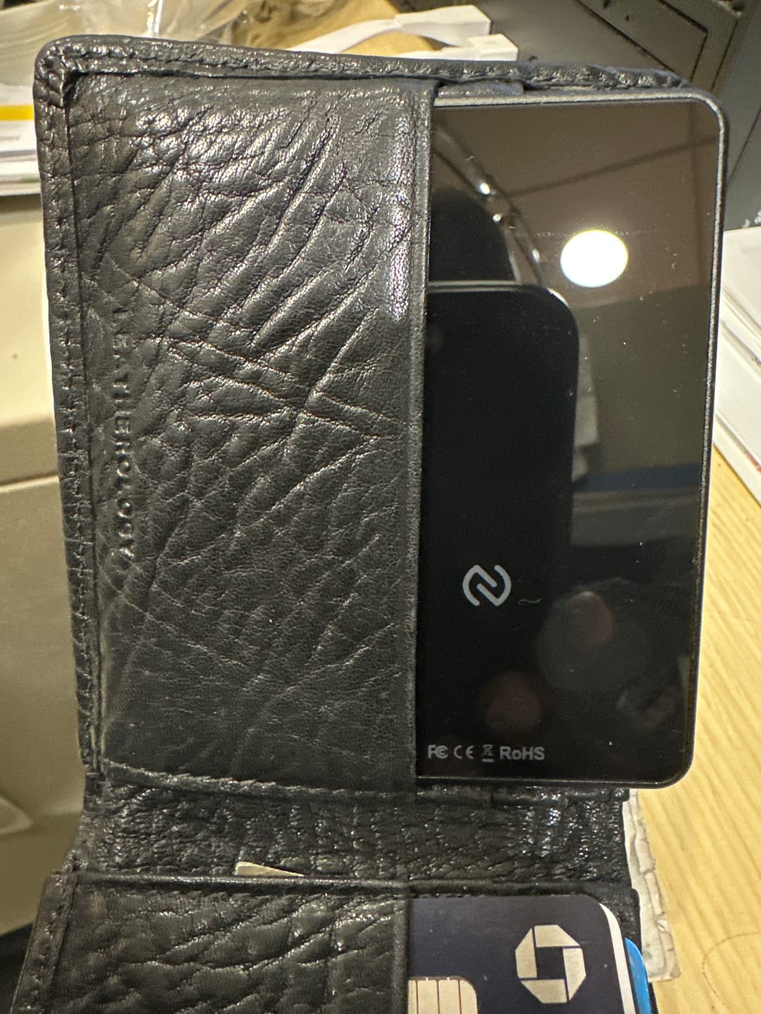 Customer photo review of AceCard™ - Card Sized Wallet Tracker
