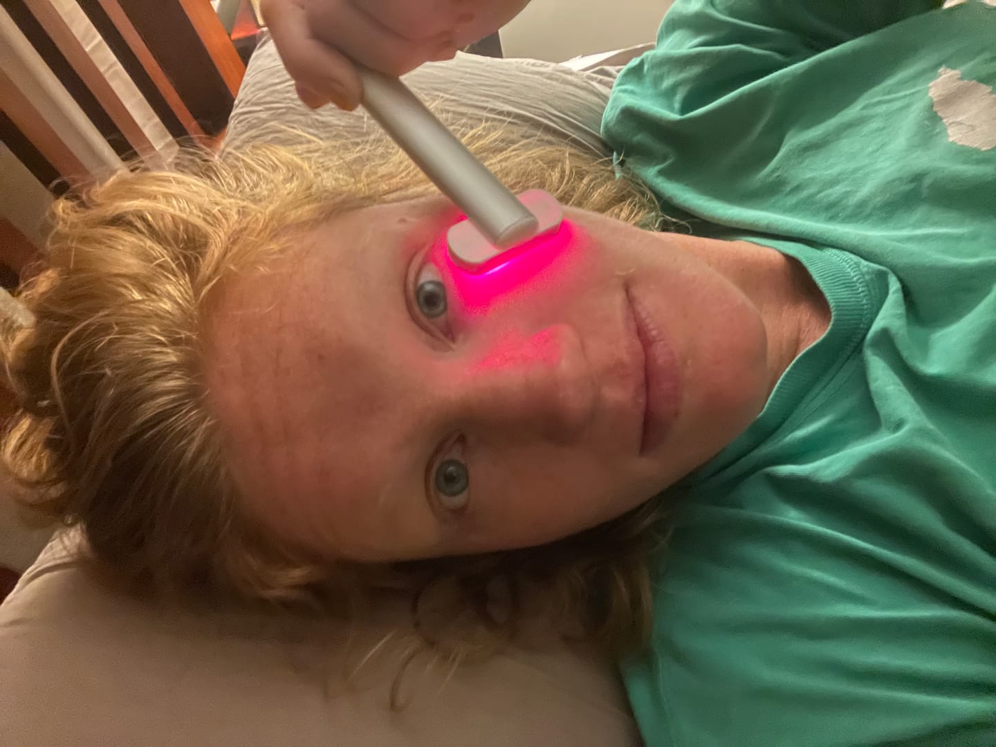 Customer photo review of GLOW RED LIGHT WAND