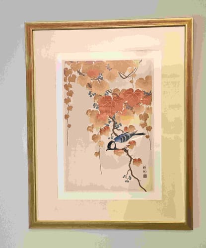 Customer photo review of Estampe Japonaise Mésange