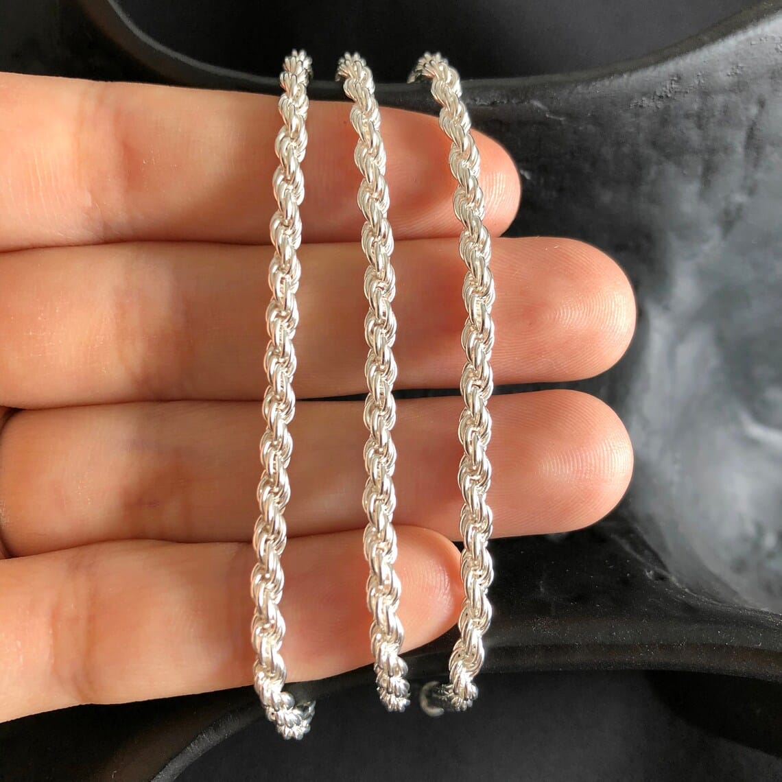 Customer photo review of Cadena más pulsera Rope