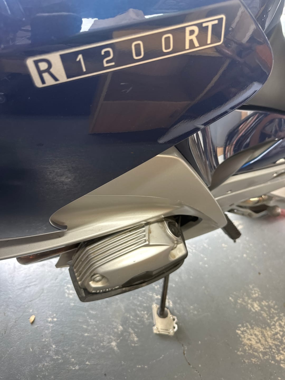 Customer photo review of Side Stand Foot Extension BMW R1200/1250GS/1300GS/Adventure