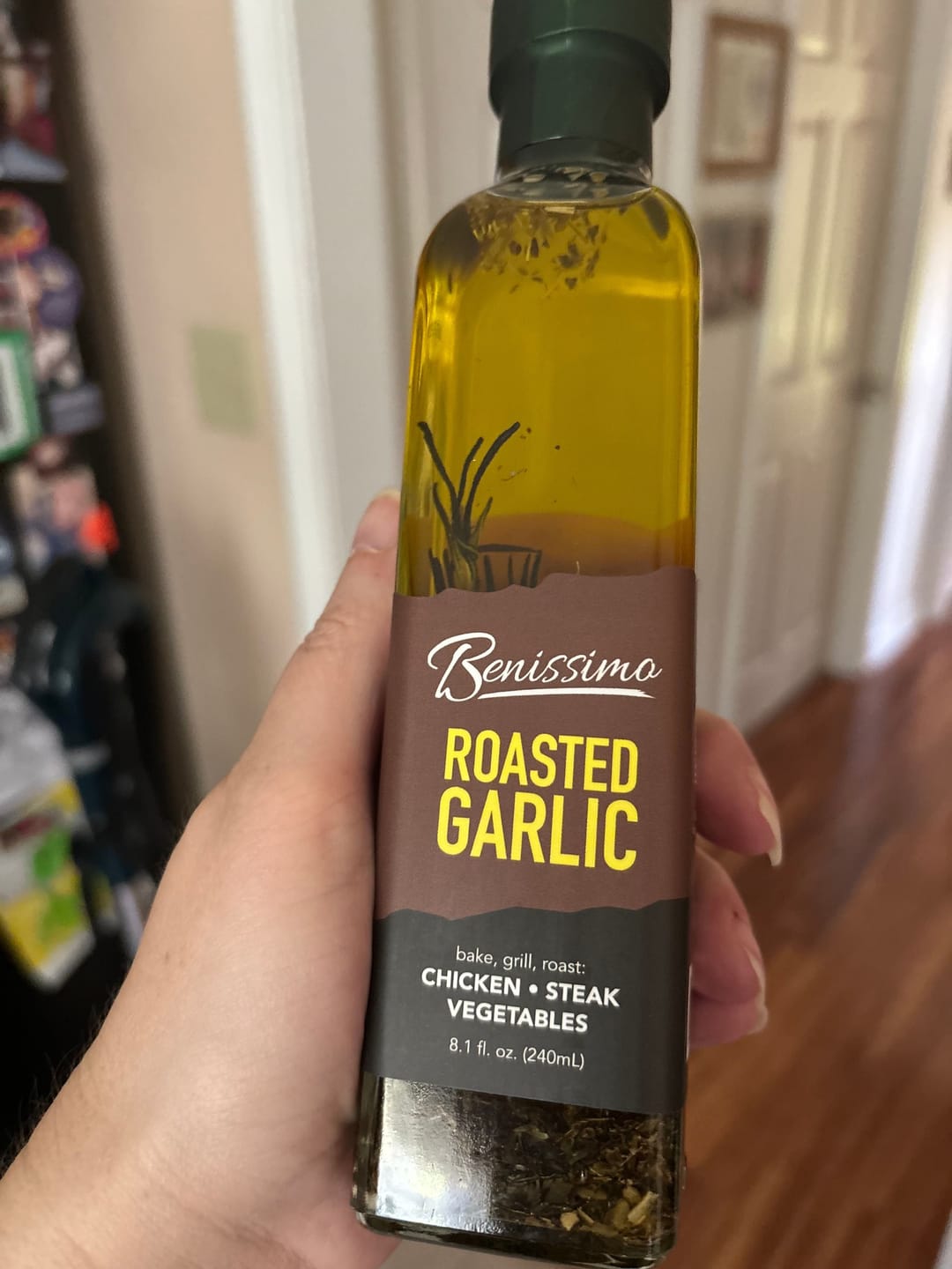 Customer photo review of Roasted Garlic Oil 8.1 oz