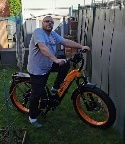 Customer photo review of Lankeleisi MG600 Plus 1000W Bafang Motor 26" Fat Bike All Terrain SUV E-Bike 48V 20Ah Samsung Battery