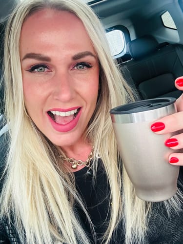 Customer photo review of Glow + Grow Hair Growth Collagen