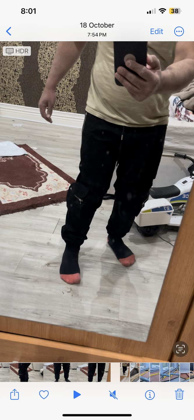 Customer photo review of Belmont Cargos - Black
