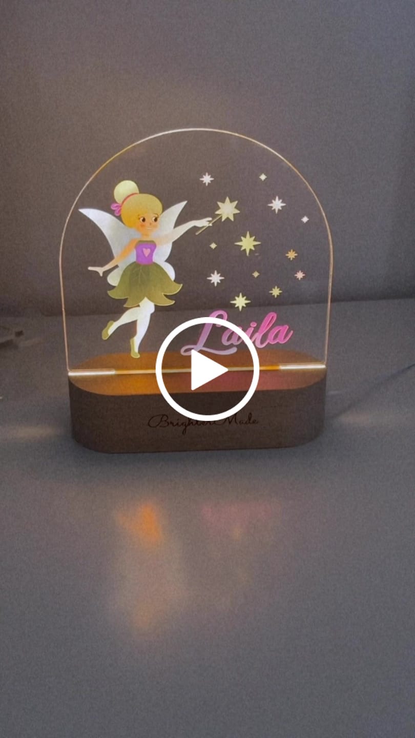 Customer video review of Pixie - Personalized Night Light