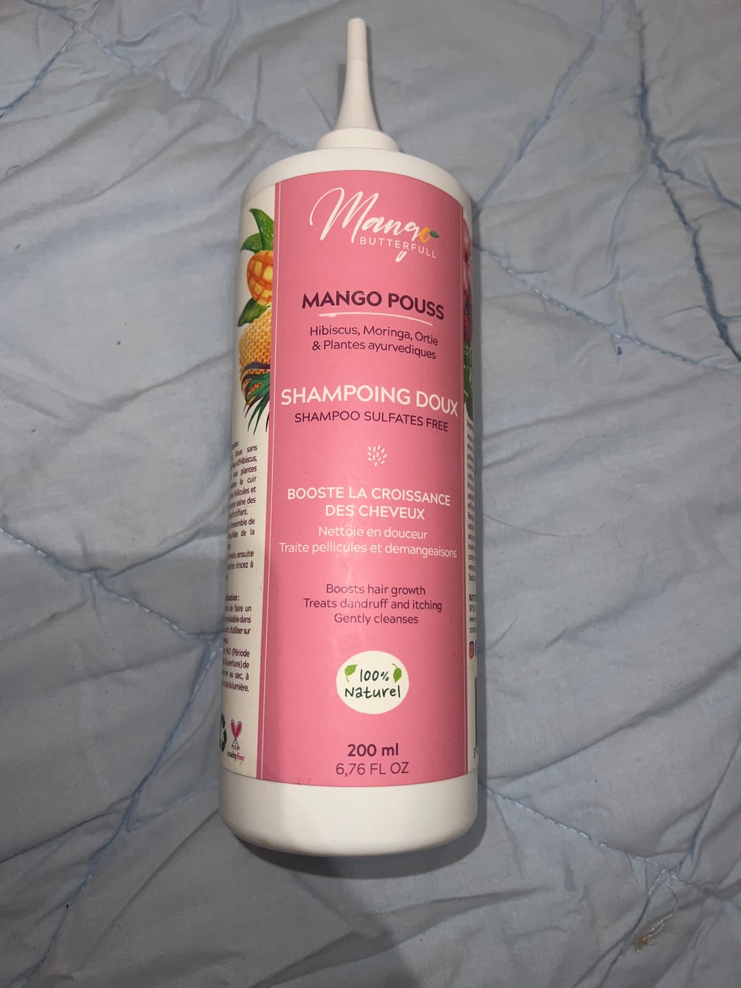 Customer photo review of Shampoing Doux POUSS
