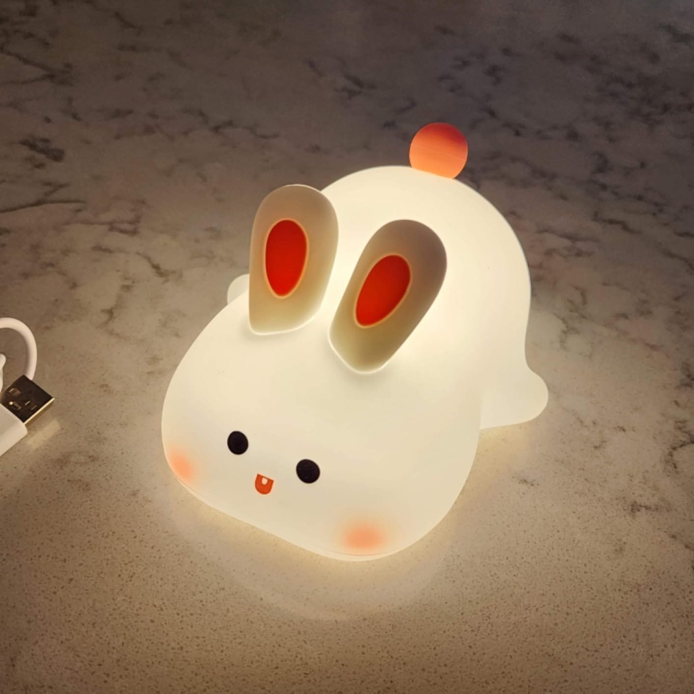 Customer photo review of MeWaii® Squishy Silicone Tap Tap Night Light 2025 - Best Gift For Girls and Kids