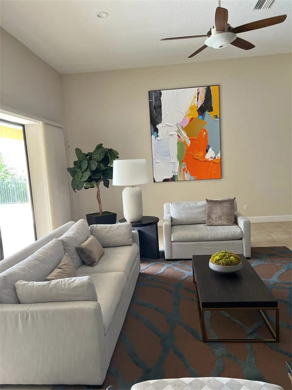 Customer photo review of Abstract Textured Painting Canvas #AT002