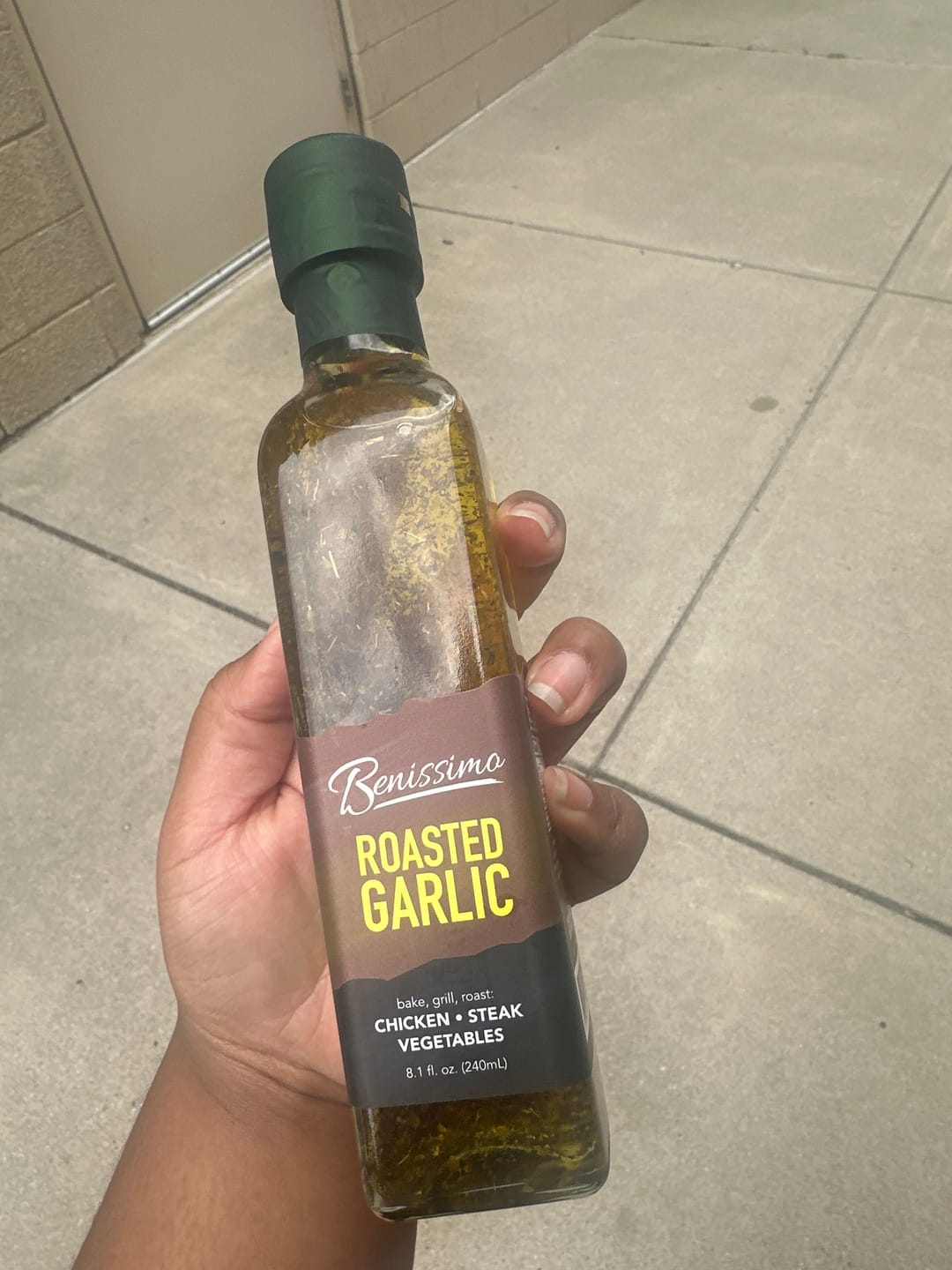 Customer photo review of Roasted Garlic Oil 8.1 oz