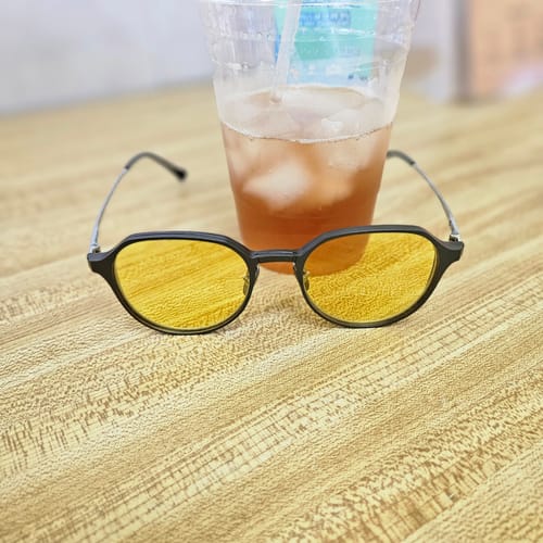 Customer photo review of Calvin | Magnetic Clip-on Glasses | ZanyLen New Arrival 2024