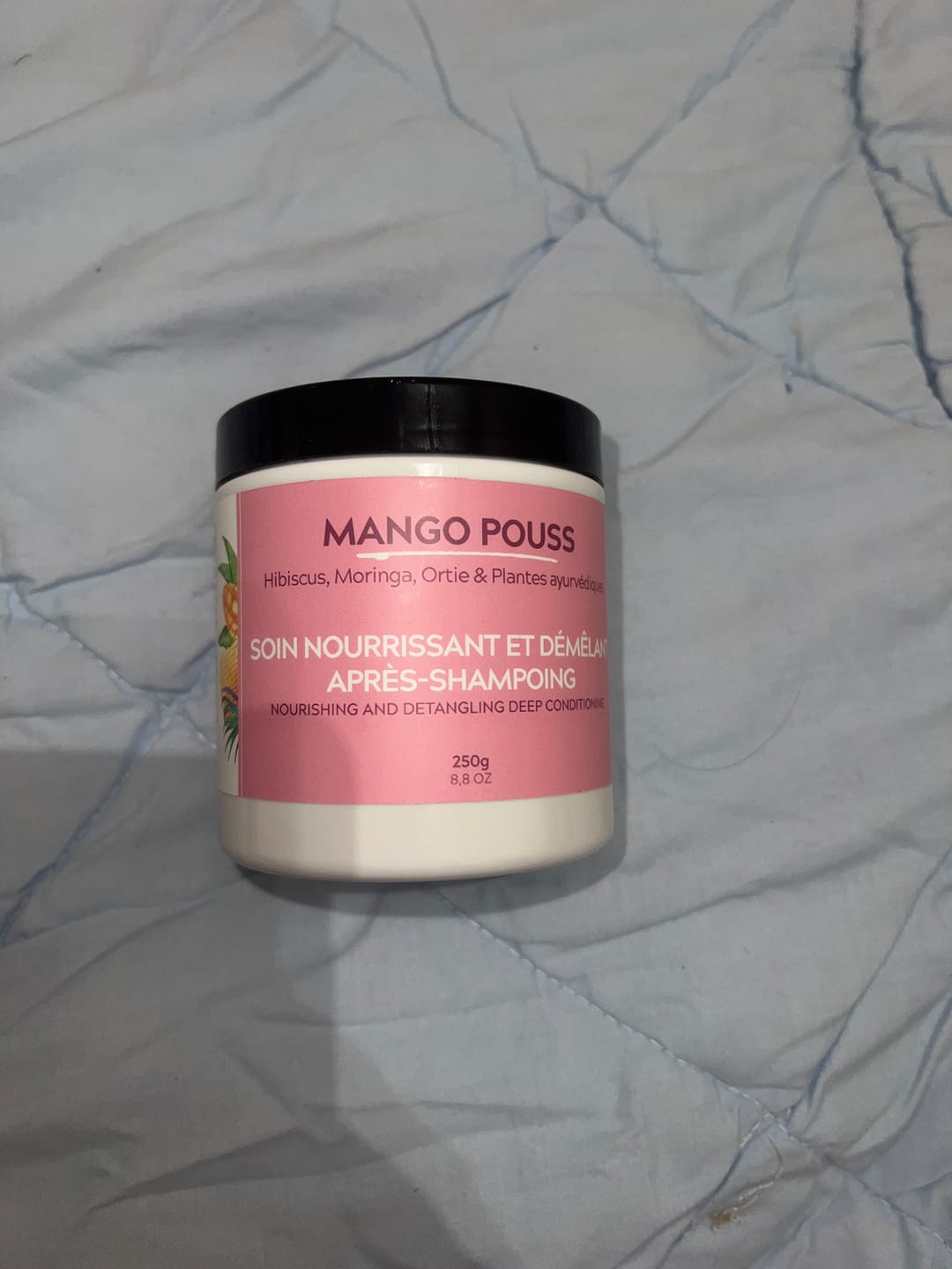 Customer photo review of Soin nourrissant et démêlant après-shampoing - POUSS