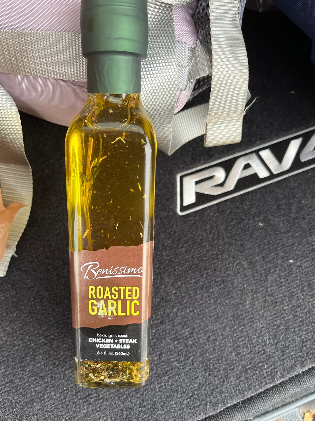 Customer photo review of Roasted Garlic Oil 8.1 oz