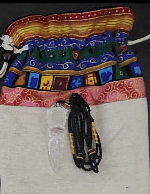 Customer photo review of Protective Energy Clear Quartz Pendants