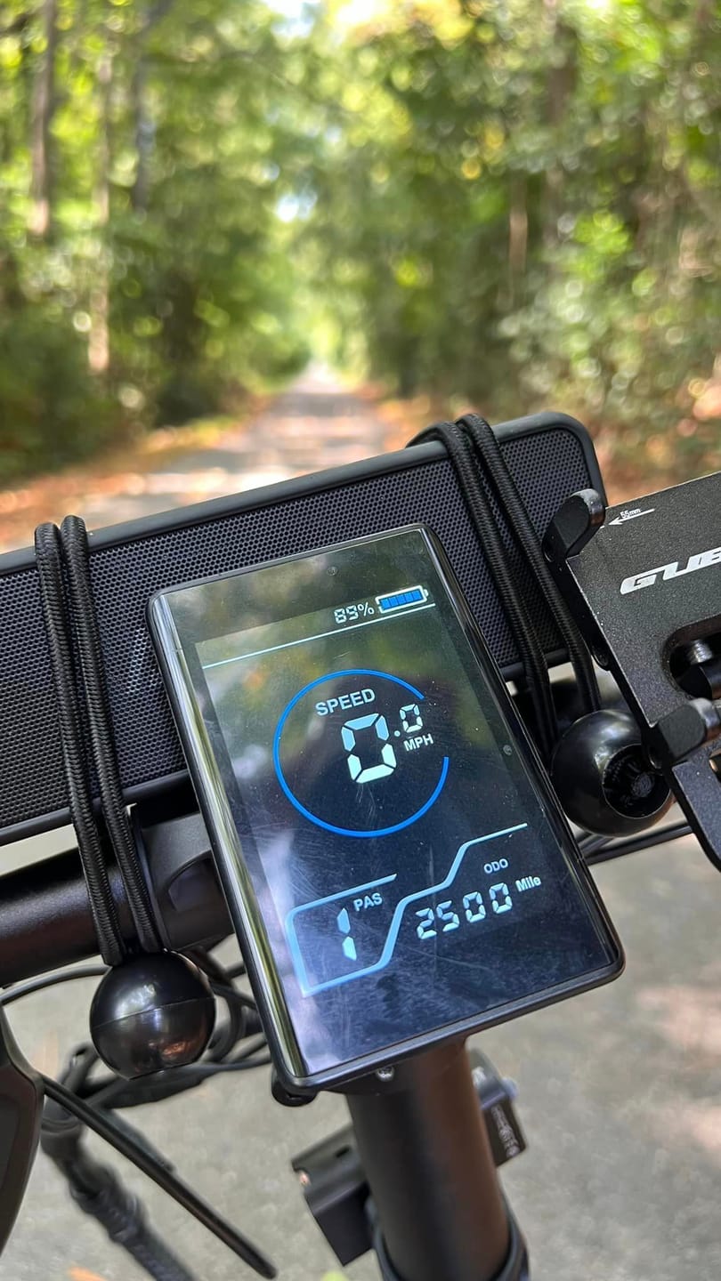 Customer photo review of I7 Pro Folding Full Suspension Electric Bike