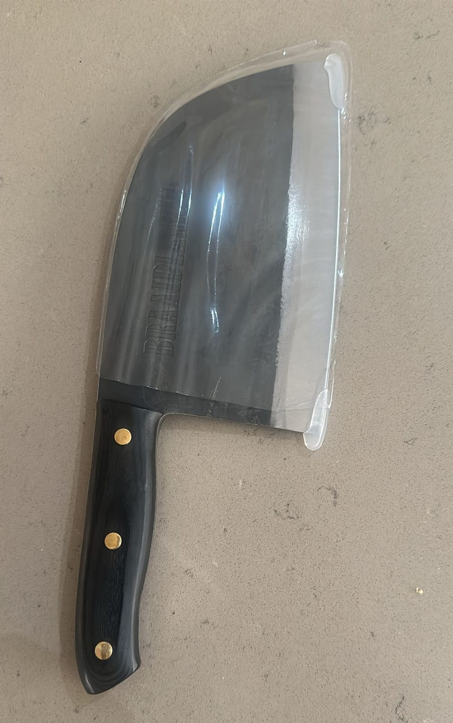 Customer photo review of BraaiPlank™ Hammer Forged Butcher Knife