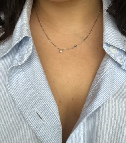Customer photo review of Collana letter love