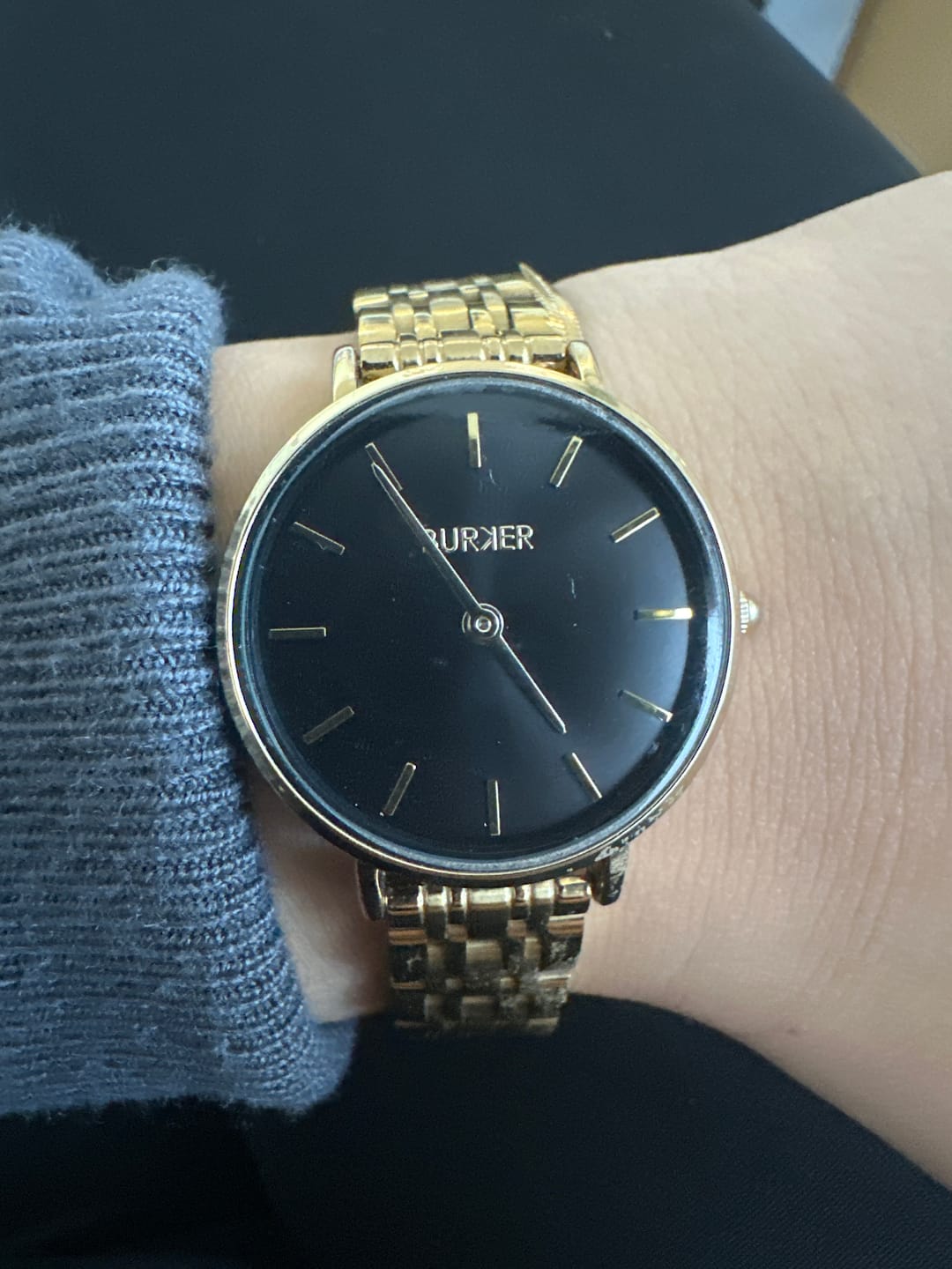 Customer photo review of Ruby Petite Gold Black
