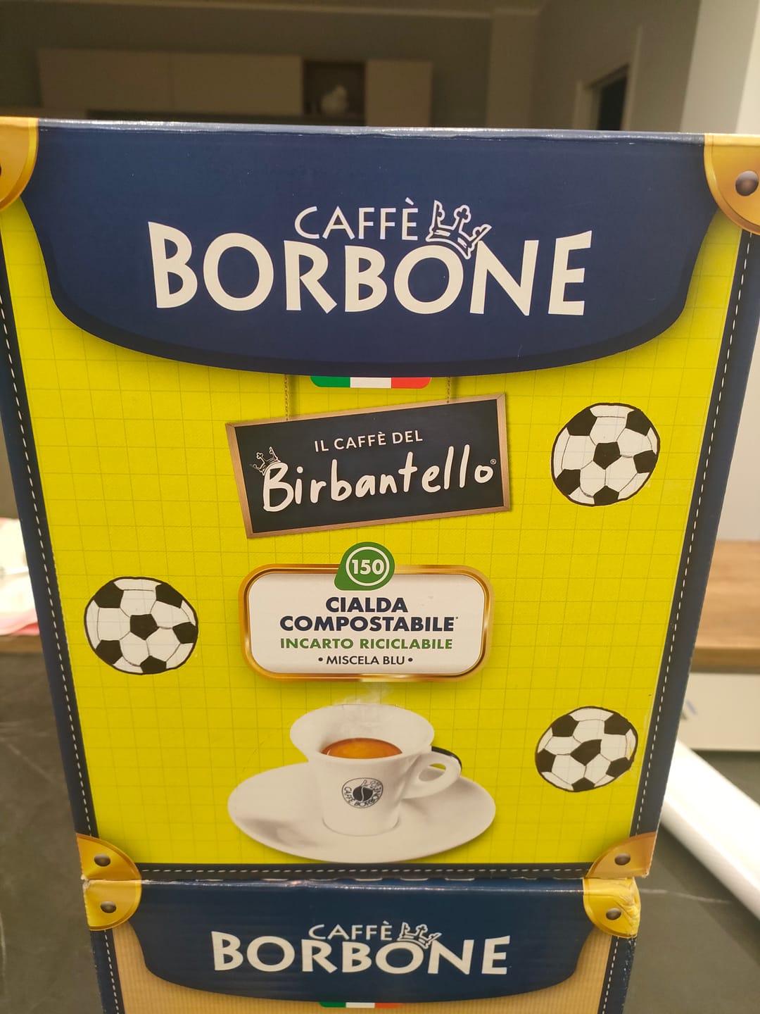 Customer photo review of Caffè Borbone 150 Cialde Ese 44 mm Miscela Blu, Cialda Compostabile, Incarto Riciclabile