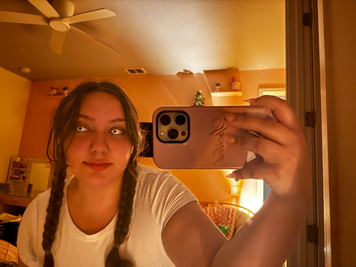 Customer photo review of Intense White Crazy Lens