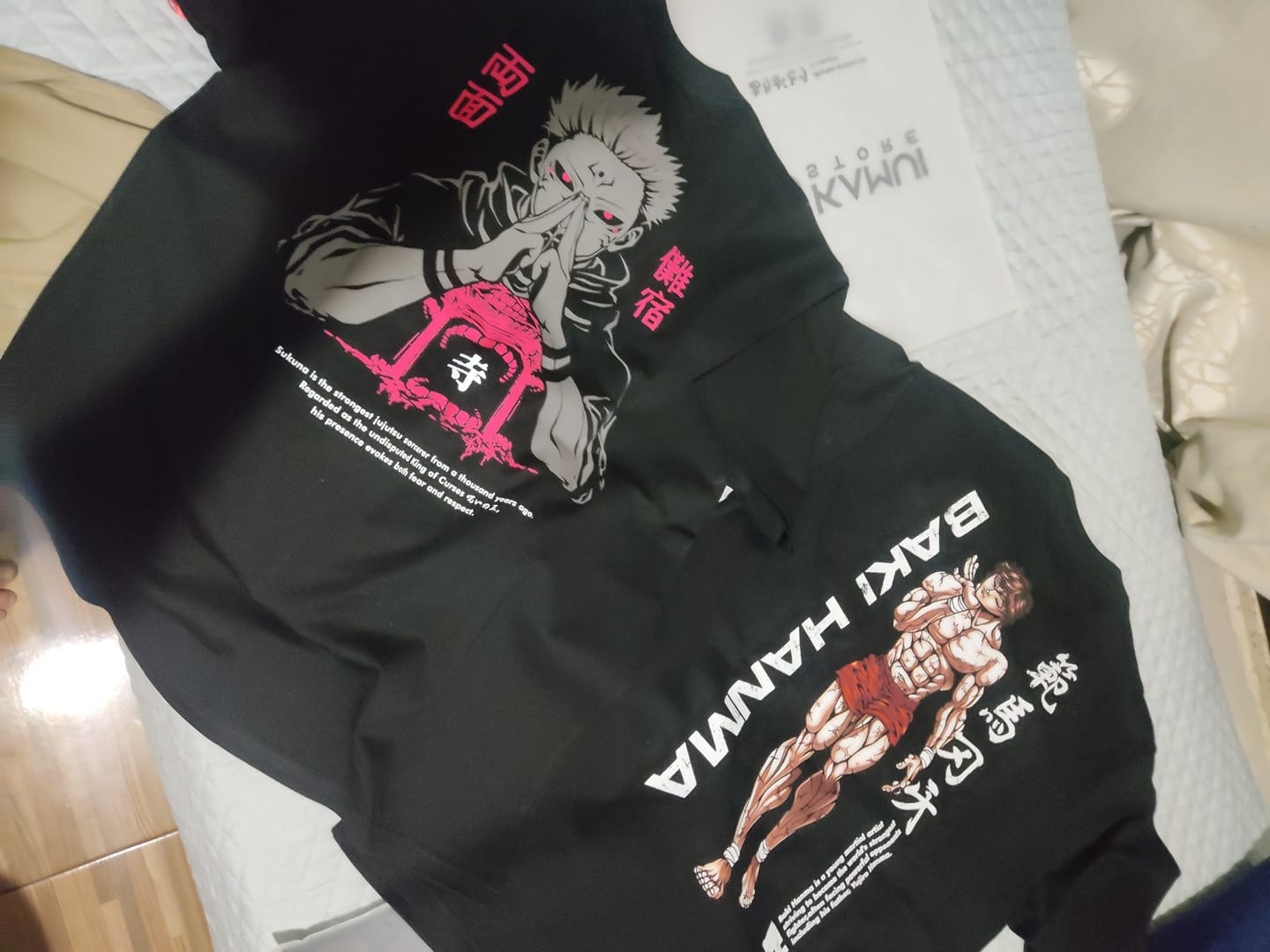 Customer photo review of Camisa Sukuna - Jujutsu Kaisen