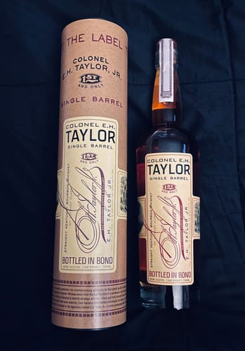 Customer photo review of Colonel E.H. Taylor Single Barrel (750ml)
