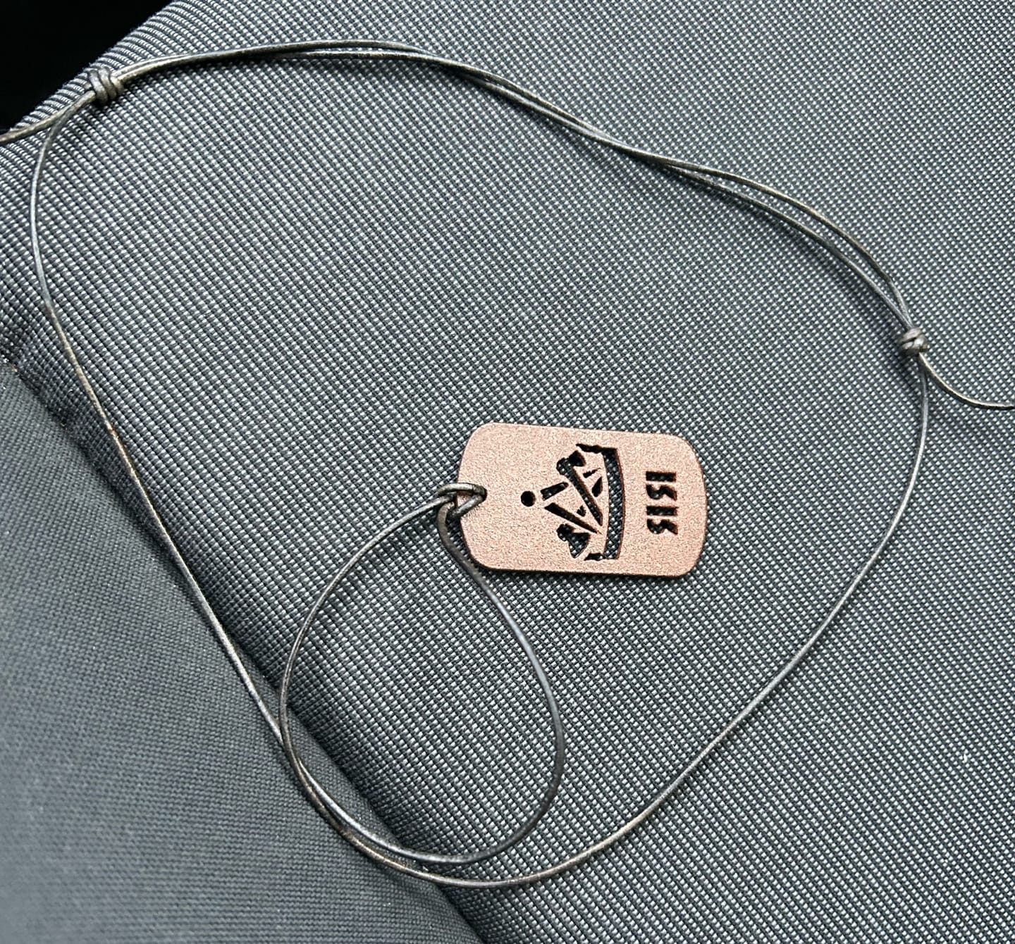 Customer photo review of Zimmerer - Personalisierbare Laser-Halskette für Männer