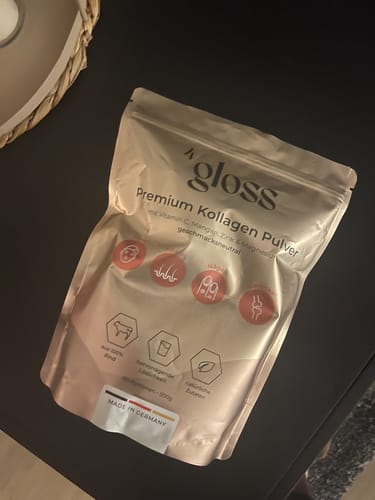 Customer photo review of 4gloss© Premium Kollagen Pulver