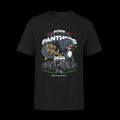 Customer photo review of 2024 Penrith Panthers Premiers Tee (TID)