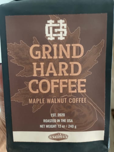 Customer photo review of PREMIUM MAPLE WALNUT BLEND COFFEE