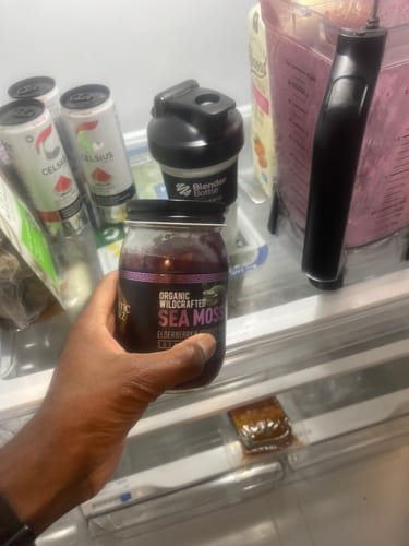 Customer photo review of Elderberry and Soursop Infused Sea Moss Gel