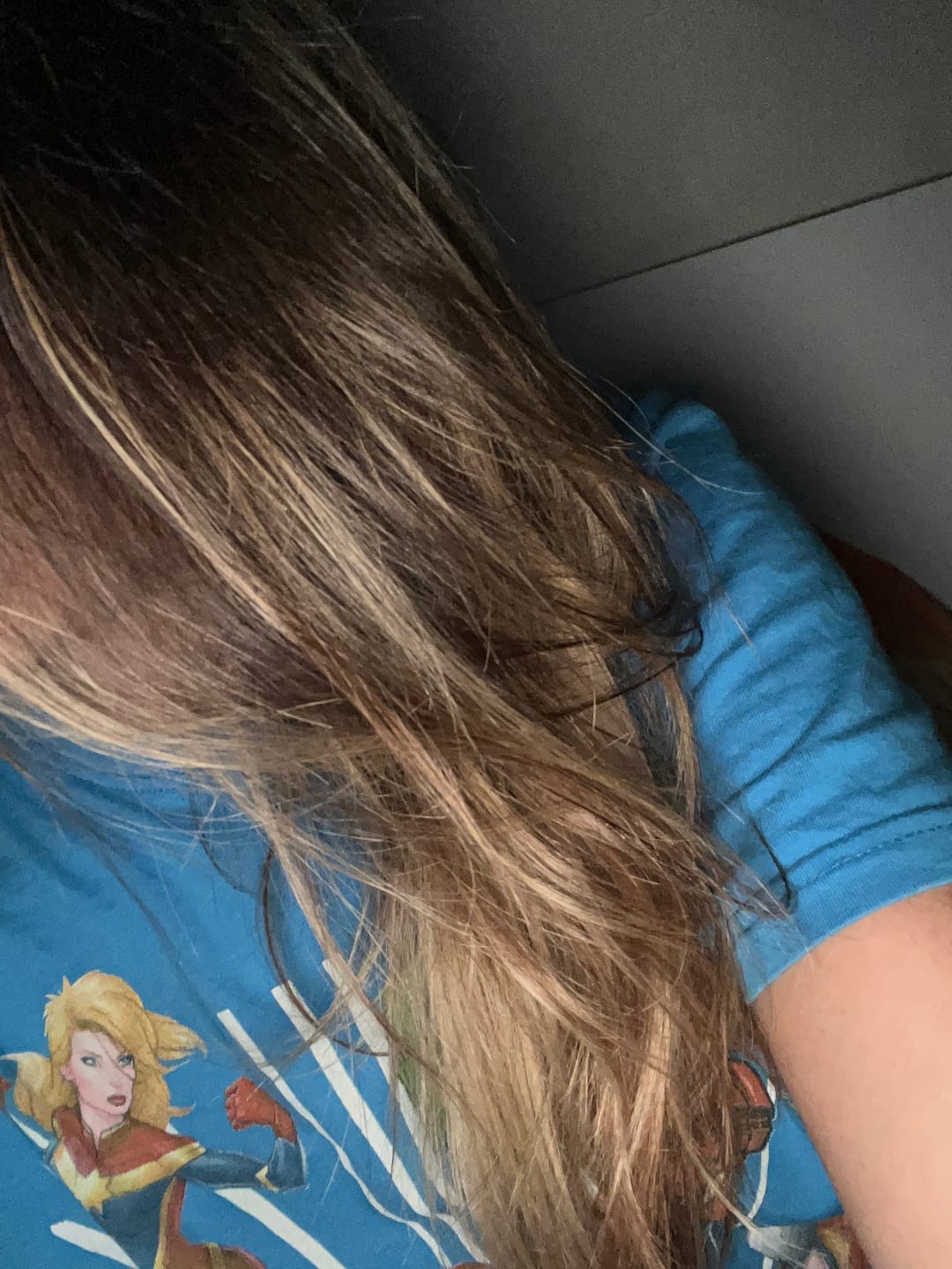 Customer photo review of Radiance Hair Serum