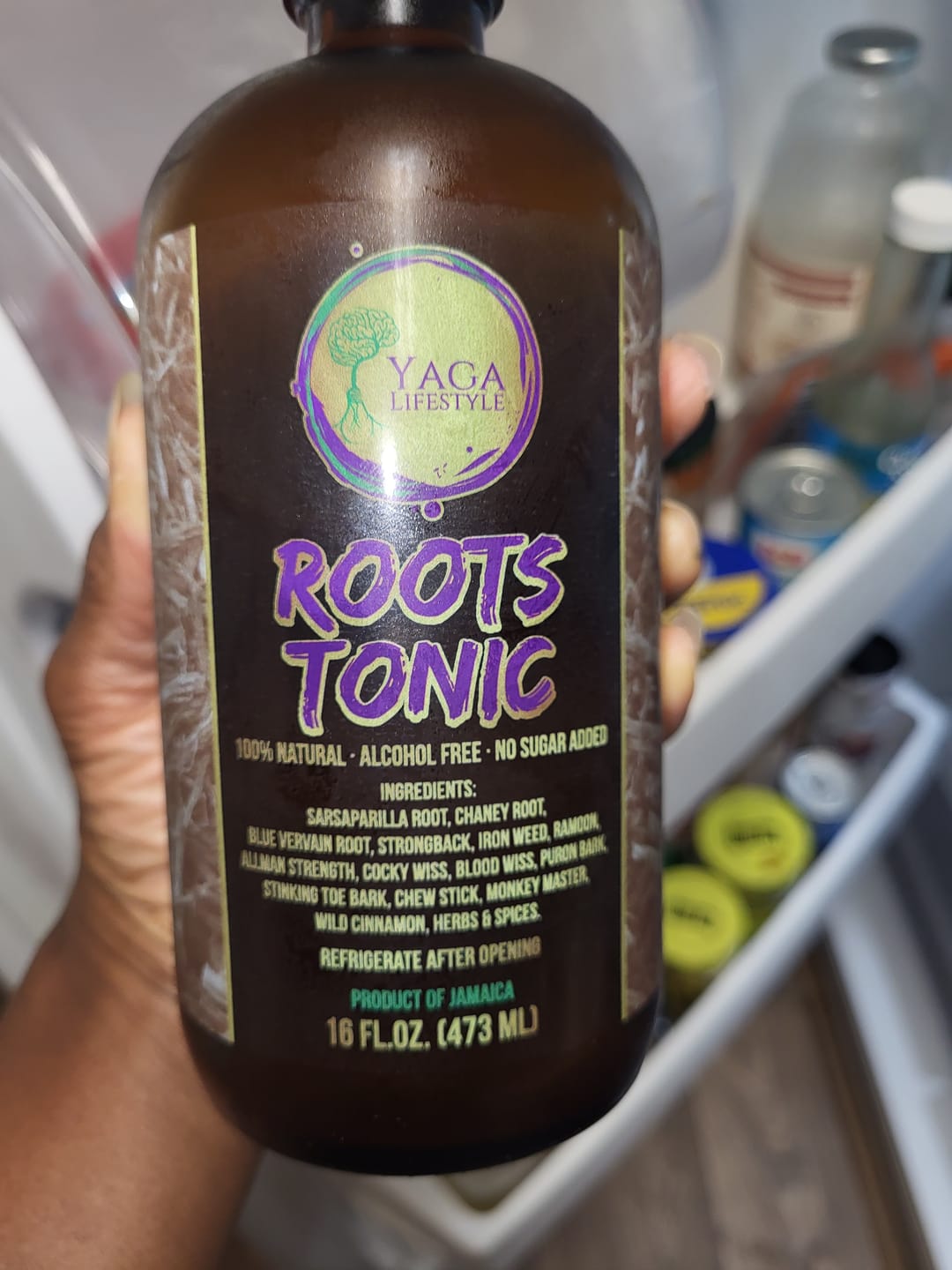 Customer photo review of Yaga Roots Tonic™