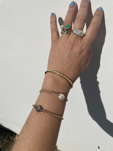 Customer photo review of TURQUOISE CRYSTAL RING
