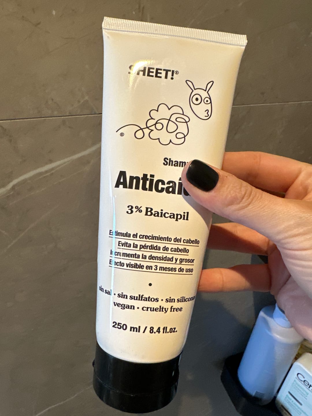 Customer photo review of Pack Anticaída de Cabello para 1 Mes
