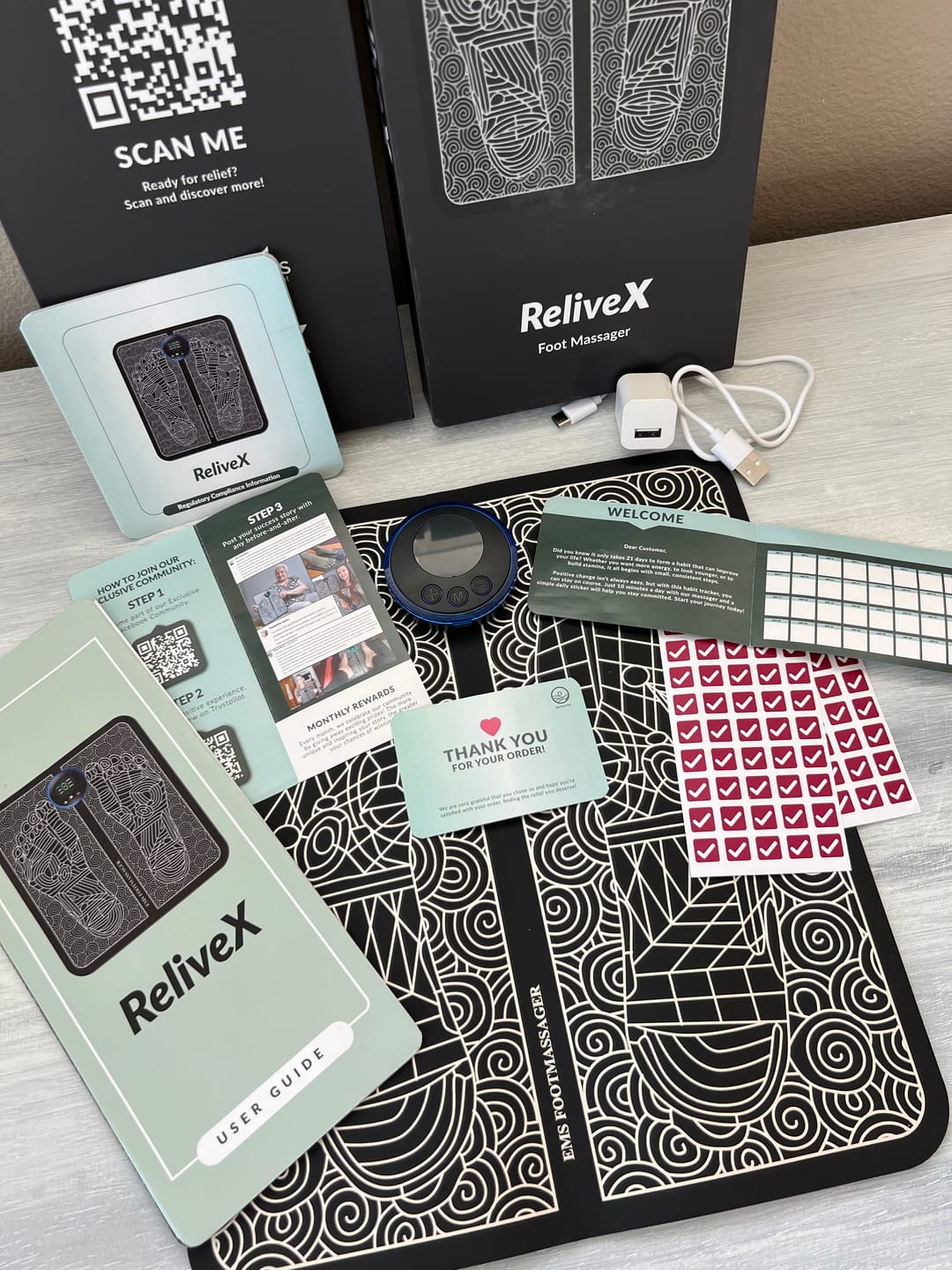 Customer photo review of ReliveX™ Voetmassager